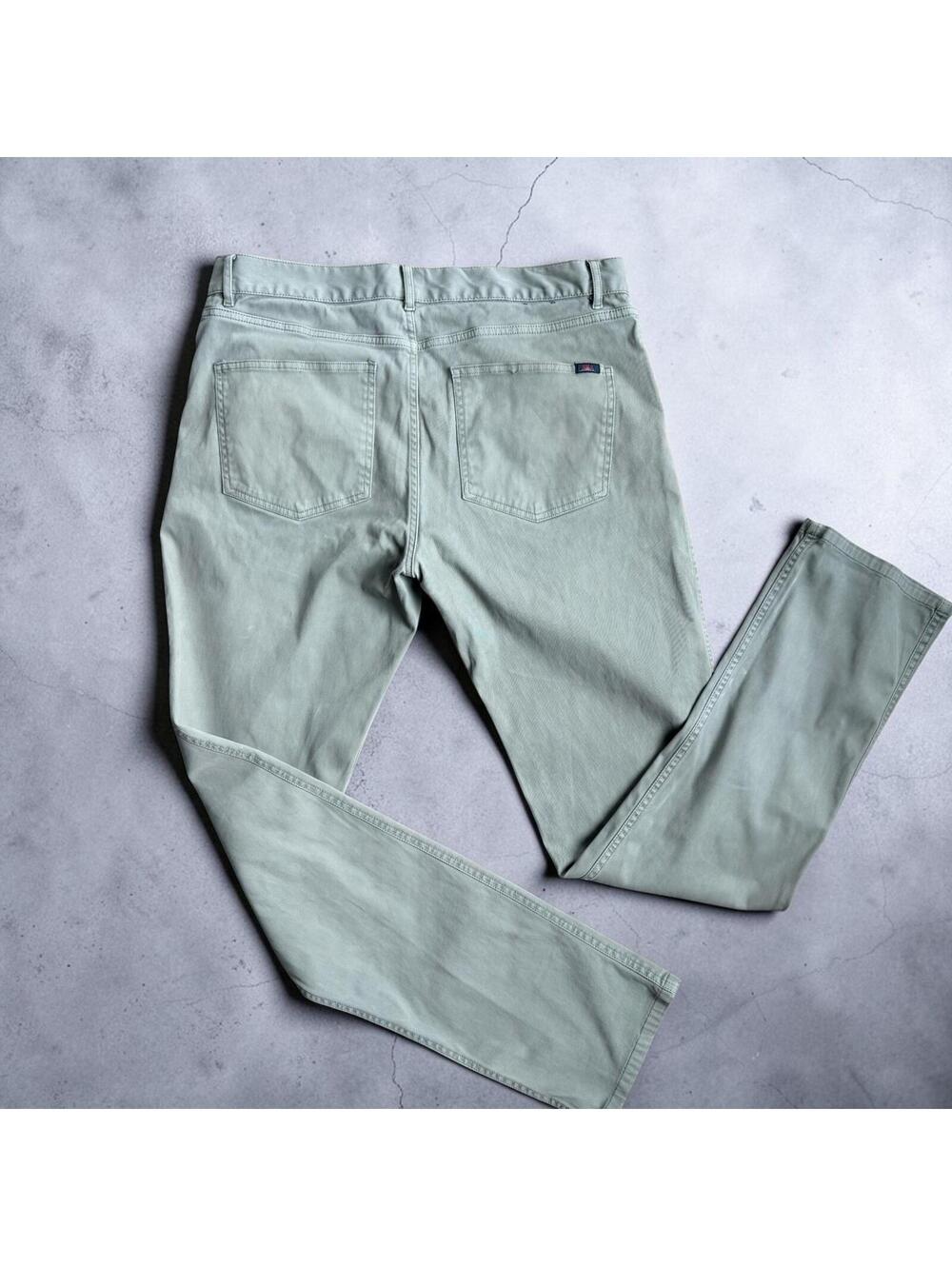 Faherty Men’s Organic Cotton Straight-Leg Pants Size 35